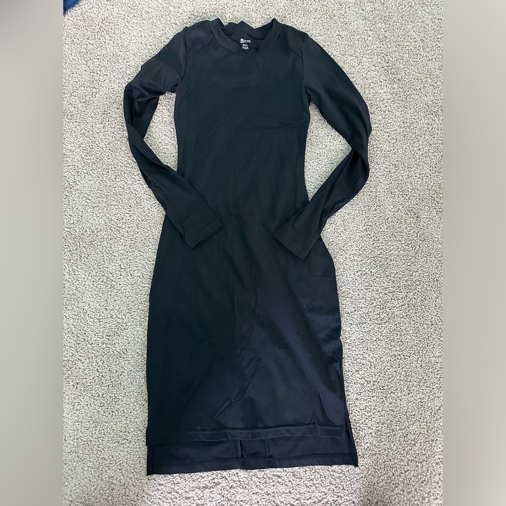 BuffBunny Classic Black Long Sleeve Dress